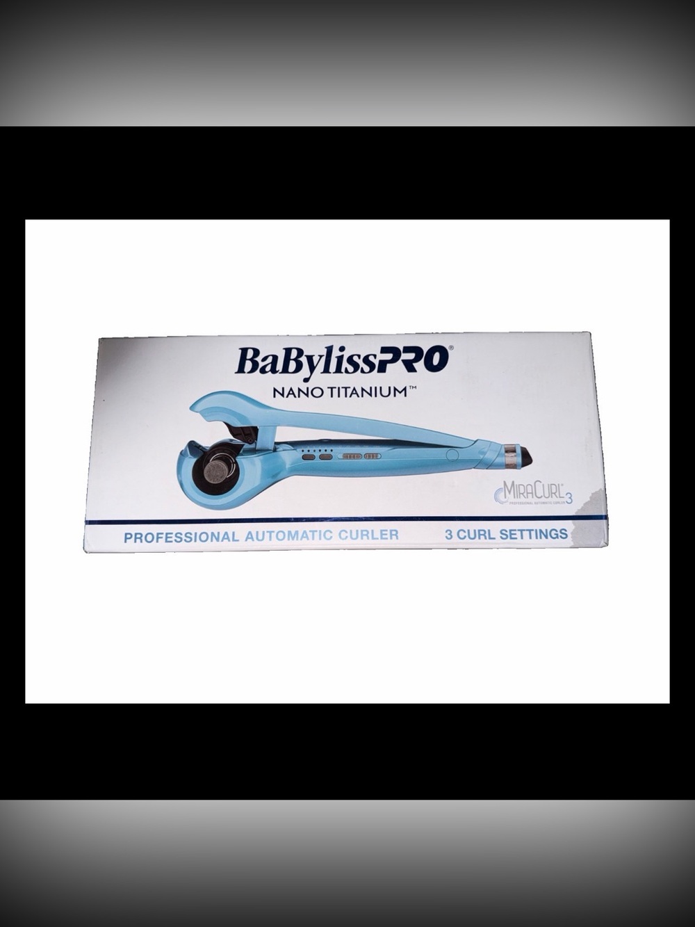 BaByliss PRO Nano Titanium MiraCurl 3 Professional Curl Machine - Blue BNIB